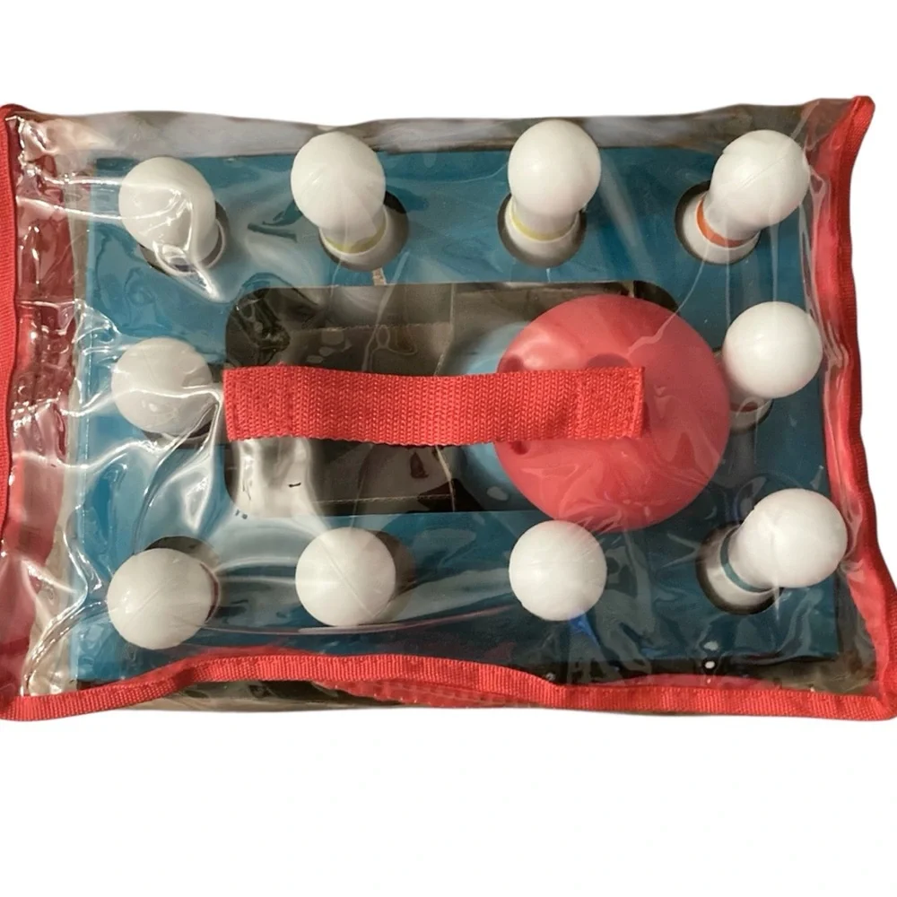 Chuckle & Roar 10-Pin Bowling Set - Red and White Brand New - Picture 4 of 4